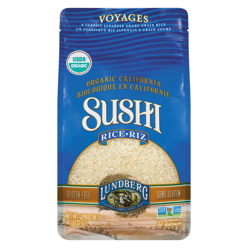 LUNDBERG SUSHI RICE, 6 X 907 G