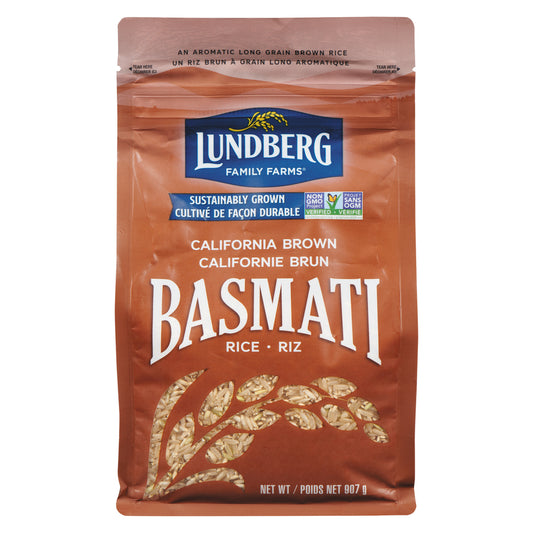 LUNDBERG CALIFORNIA BROWN RICE SINGLE, 6 X 907 G