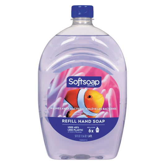 SOFTSOAP HAND SOAP REFILL AQUA, 6 X 1.47 L