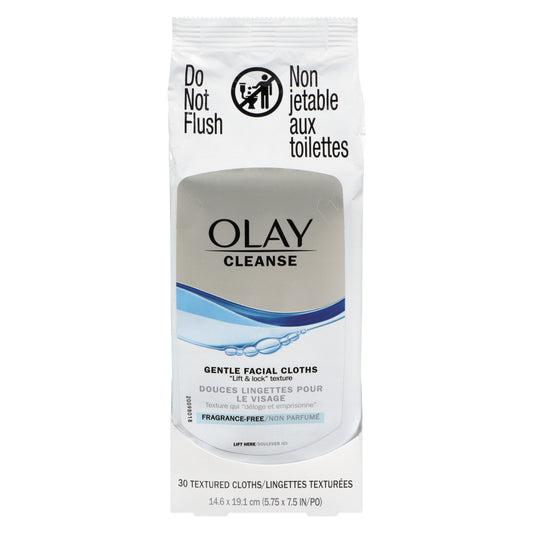 OLAY CLEANSING WIPES FOR SENSITIVE SKIN, 3 X 30 UN