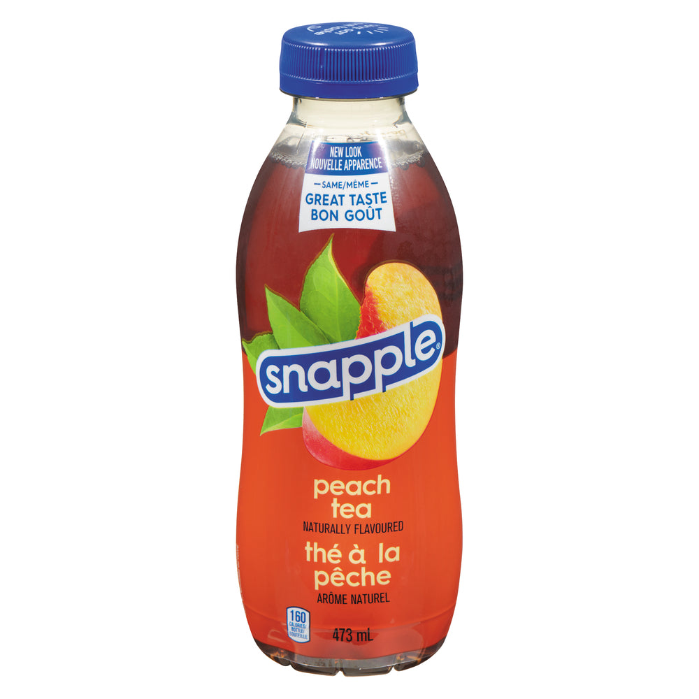 SNAPPLE ICED PEACH TEA, 12 X 473 ML