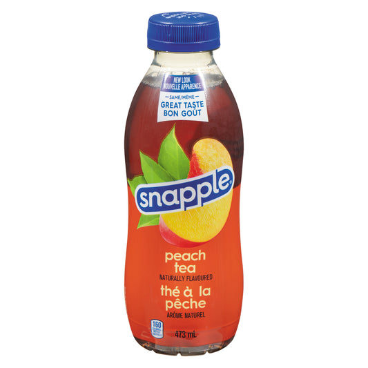 SNAPPLE ICED PEACH TEA, 12 X 473 ML