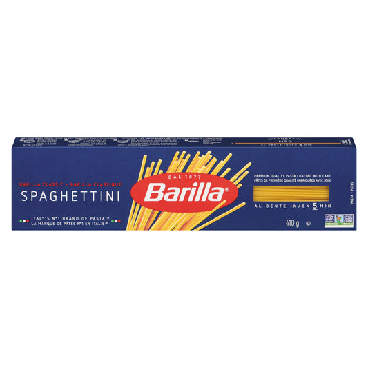 BARILLA PASTA SPAGHETTINI NOODLES, 20 X 410 G