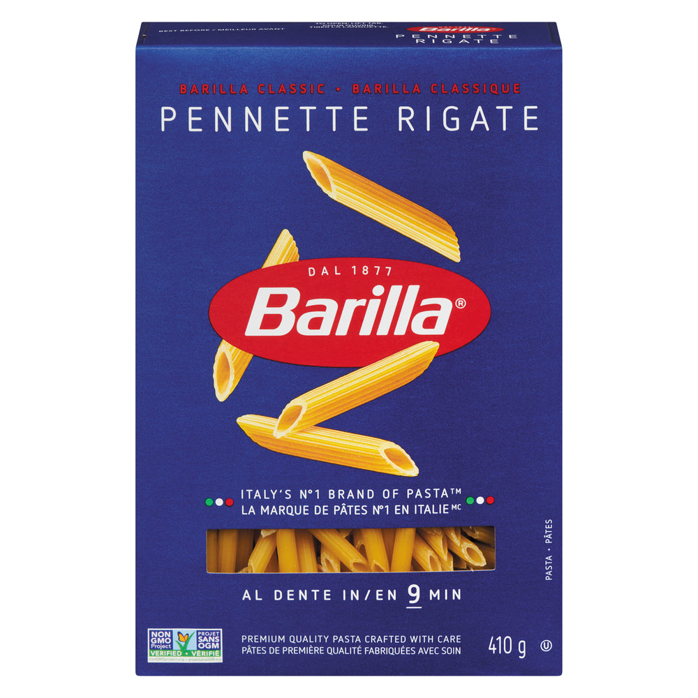 BARILLA PASTA PENNETTE RIGATE, 16 X 410 G