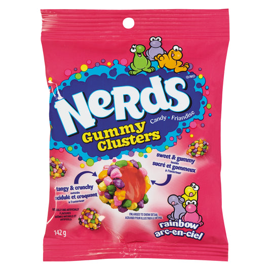 NERDS GUMMY CLUSTERS, 12 X 142 G