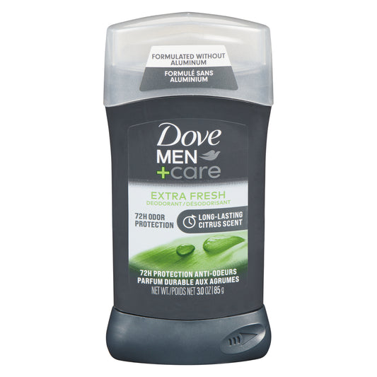 DOVE MEN+CARE DEODORANT EXTRA FRESH, 6 X 85 G
