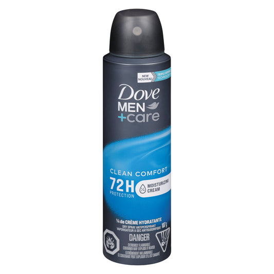 DOVE MEN DEODORANT CLEAN COMFORT, 3 X 107 G