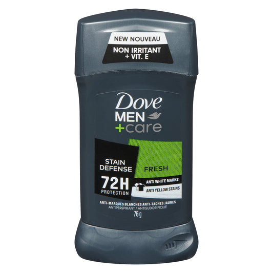 DOVE MEN+CARE ANTI-PERSPIRANT STAIN DEFENSE, 6 X 76 G