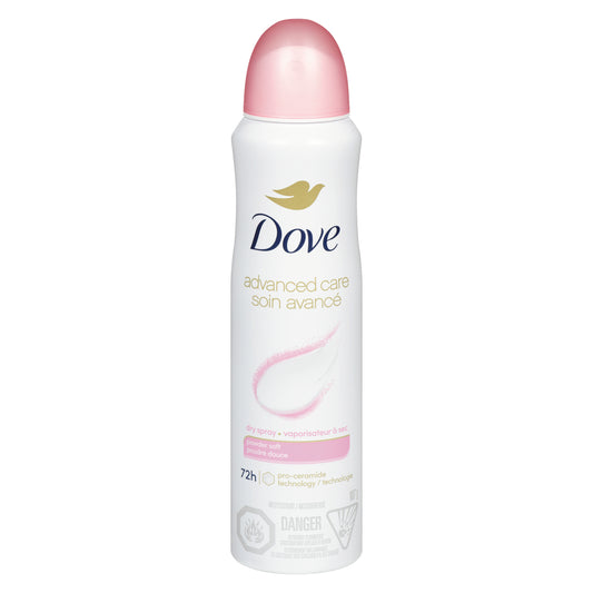 DOVE POWDER SOFT DEODORANT, 3 X 107 G