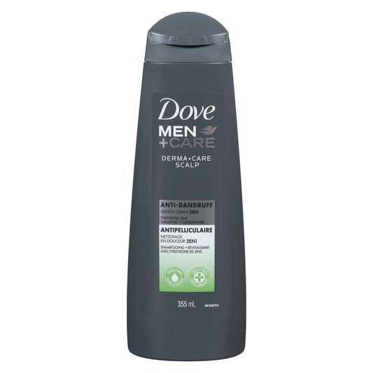 DOVE MEN SHAMPOO ANTI-DANDRUFF, 6 X 355 ML