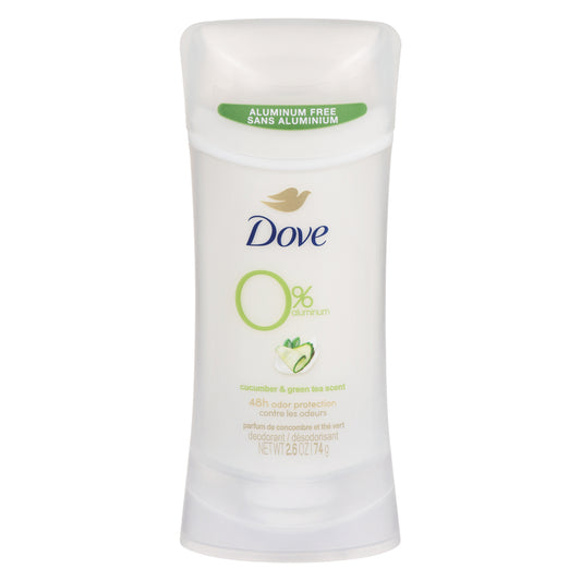 DOVE DEODORANT CUCUMBER & GREEN TEA, 6 X 74 G