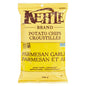 KETTLE GARLIC PARMESAN CRISPS, 12 X 198 G