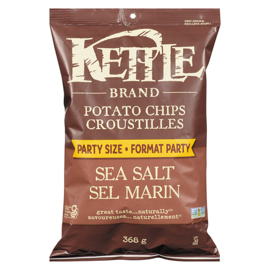 KETTLE CHIPS SEA SALT, 9 X 368 G