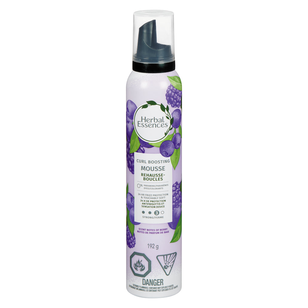 HERBAL ESSENCES BOOST CURLS MOUSSE, 6 X 192 G