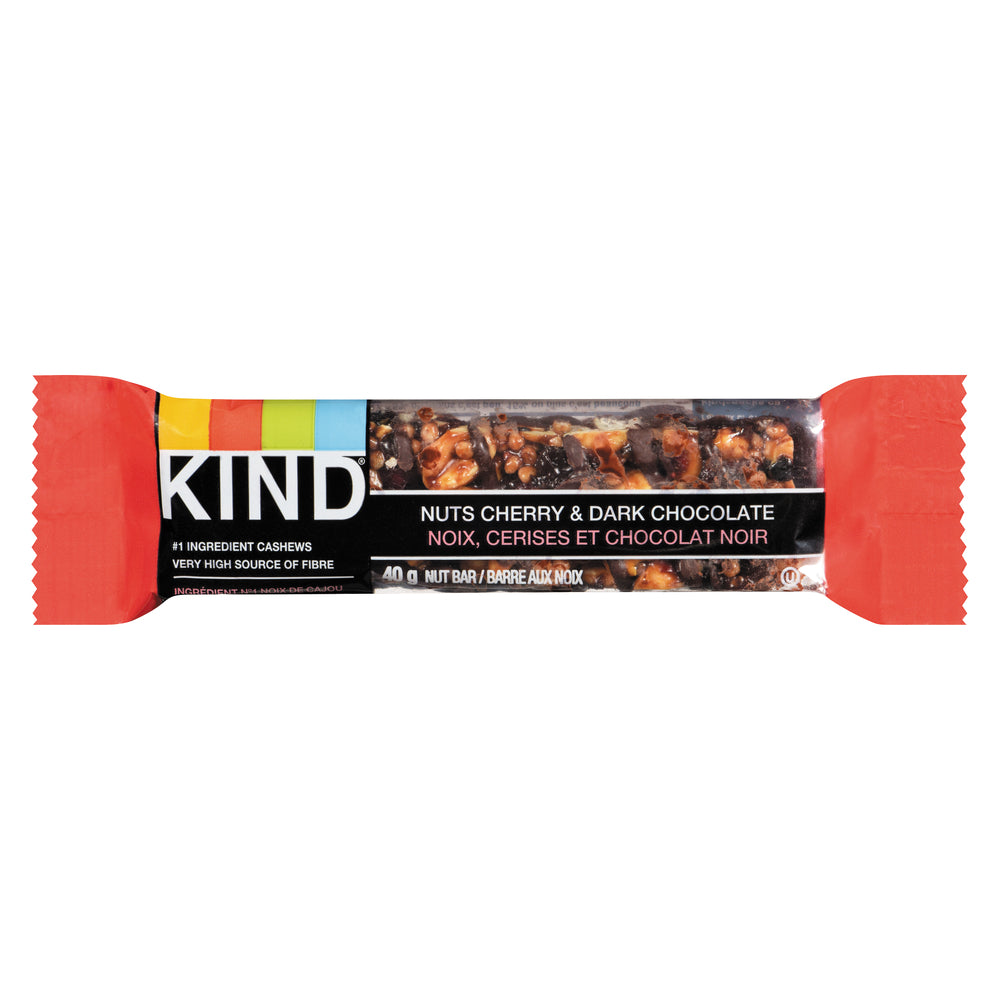 KIND BAR DARK CHOCOLATE CHERRY CASHEW, 12 X 40 G