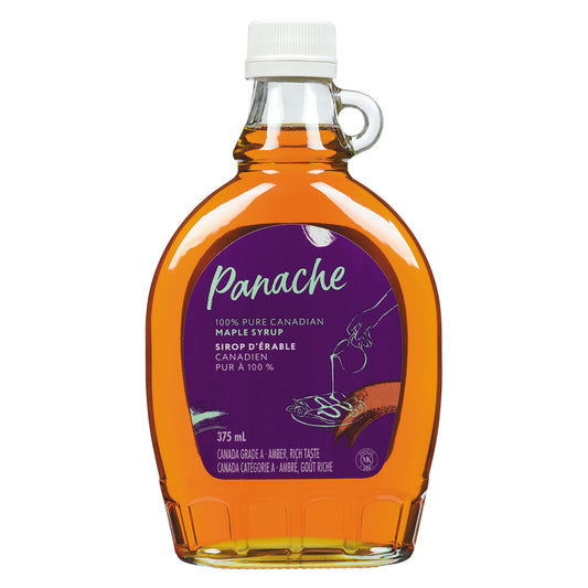 PANACHE 100% PURE MAPLE SYRUP, 12 X 375 ML
