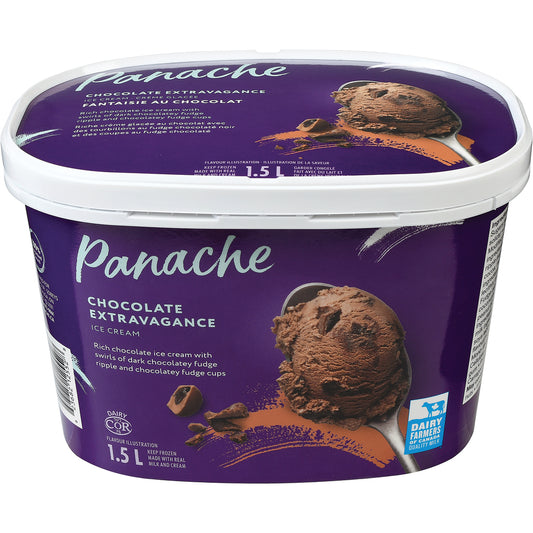 PANACHE EXTRAVAGANCE CHOCOLATE ICE CREAM, 4 X 1.5 L