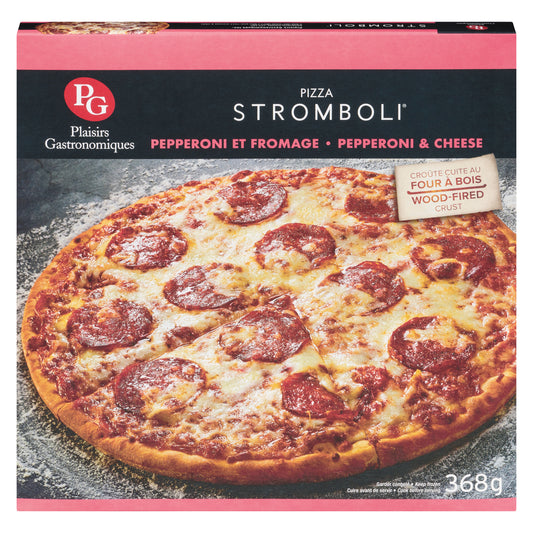 STROMBOLI PEPPERONI AND CHEESE PIZZA, 7 X 368 G