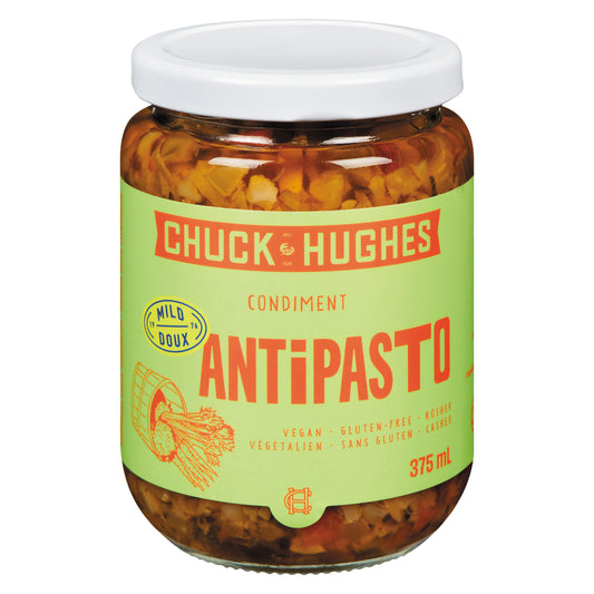 CHUCK HUGHES MILD ANTIPASTO, 12 X 375 ML