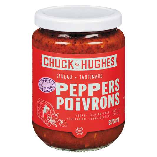 CHUCK HUGHES SPICY SPREAD, 12 X 375 ML