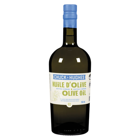 CHUCK HUGHES EXTRA VIRGIN OLIVE OIL, 12 X 750 ML