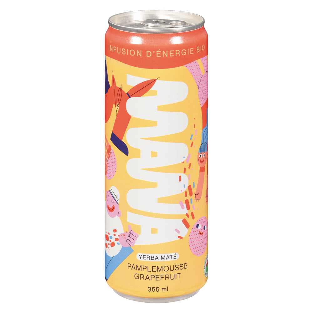 MANA INFUSION ENERGY MATE GRAPEFRUIT, 12 X 355 ML