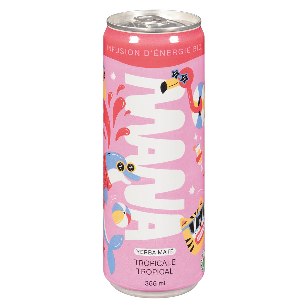 MANA INFUSION ENERGY MATE TROPICAL, 12 X 355 ML