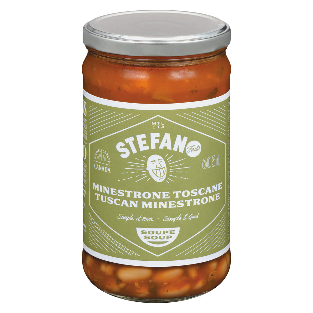 STEFANO MINESTRONE SOUP, 12 X 605 ML