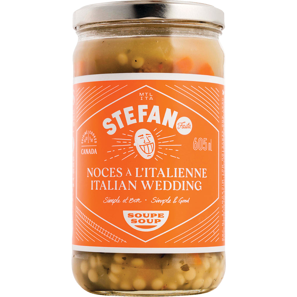 STEFANO ITALIAN WEDDING SOUP, 12 X 605 ML