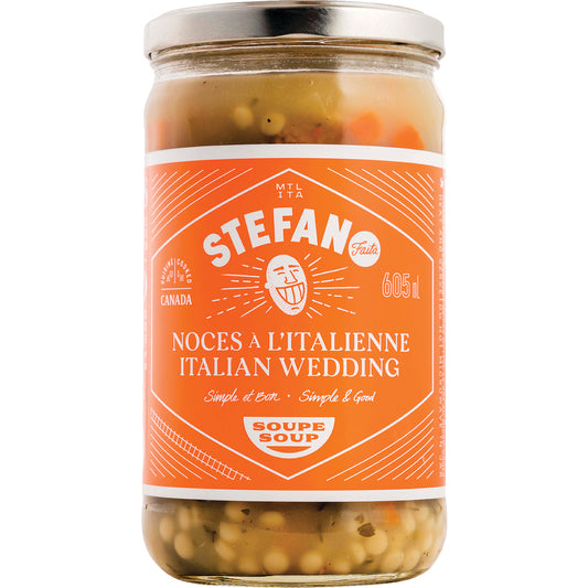 STEFANO ITALIAN WEDDING SOUP, 12 X 605 ML