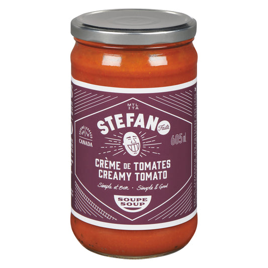 STEFANO CREAM OF TOMATO SOUP, 12 X 605 ML
