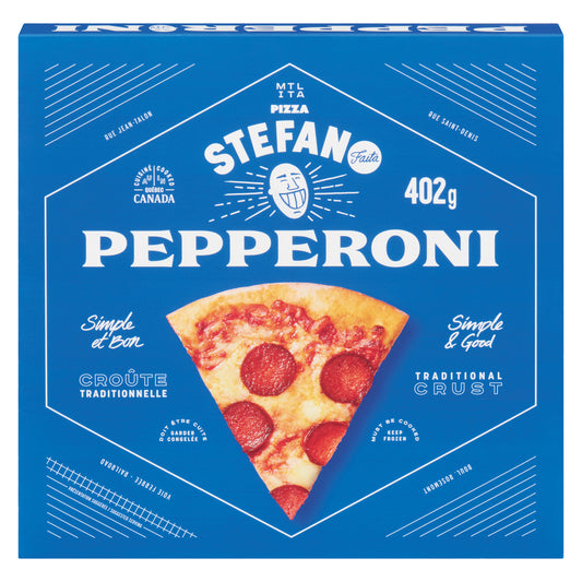 STEFANO PEPPERONI CHEESE PIZZA, 12 X 402 G