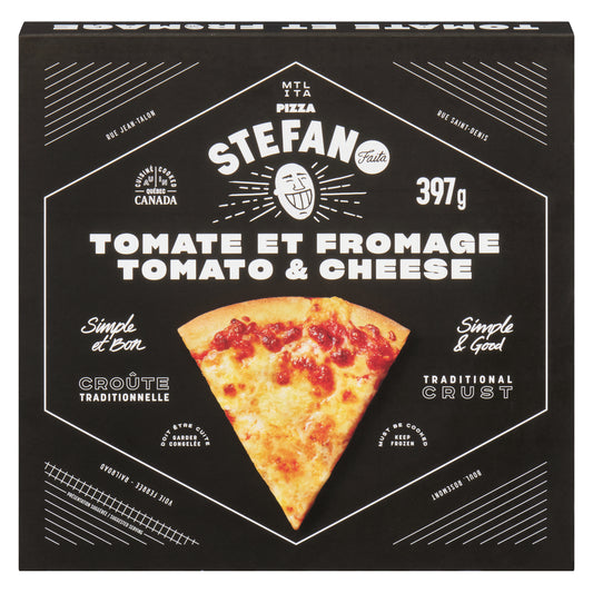 STEFANO TOMATO AND CHEESE PIZZA, 12 X 397 G