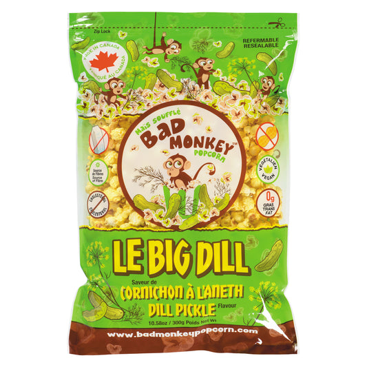 BAD MONKEY CORN SOUFFLE PICKLE FLAVOR, 12 X 300 G