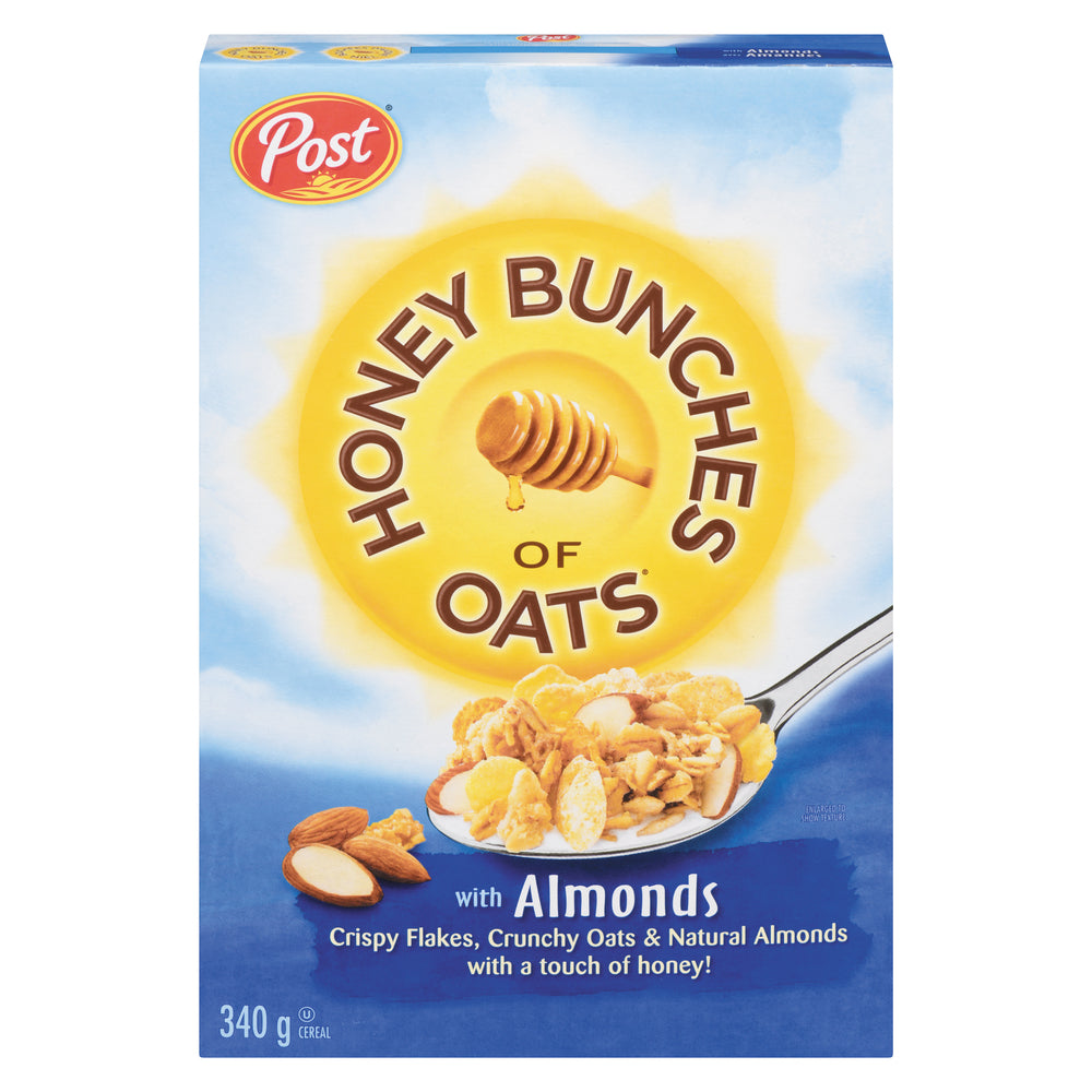 POST CEREAL BITE-SIZED WITH HONEY ALMOND, 12 X 340 G