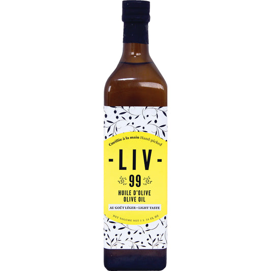 LIV99 OLIVE OIL LIGHT TASTE, 12 X 1 L
