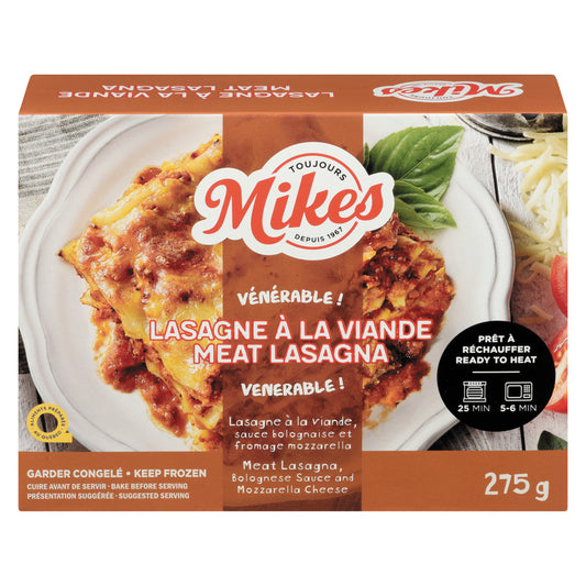 MIKE'S MEAT LASAGNA, FROZEN, 12 X 275 G