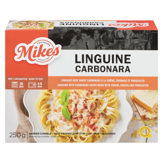 MIKE'S CARBONARA LINGUINE, FROZEN, 12 X 250 G