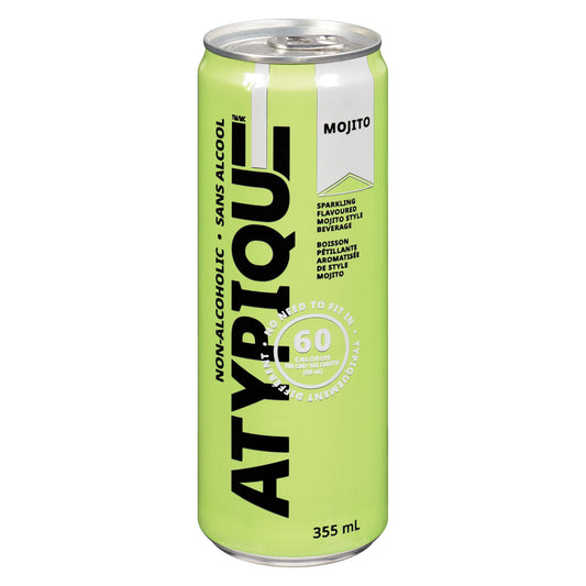 ATYPIQUE MOJITO ALCOHOL-FREE, 12 X 355 ML