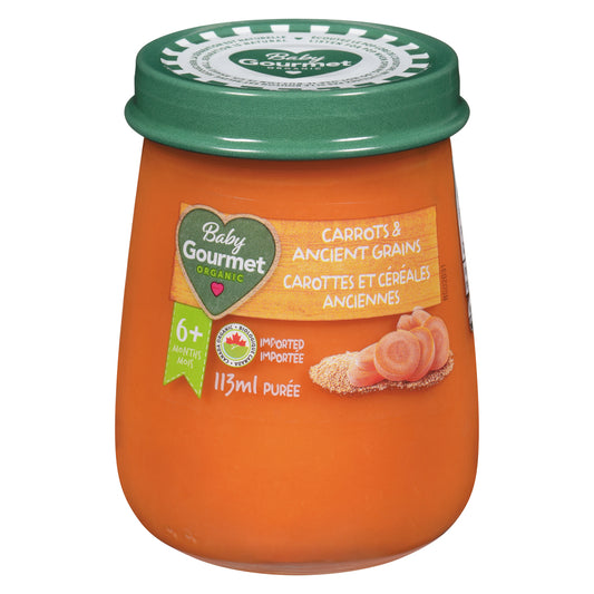 BABY GOURMET CARROT CEREAL JAR, 10 X 113 ML