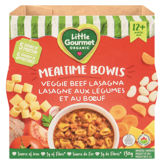 BBGOURMET BABY LASAGNA BEEF, 8 X 130 G
