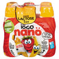 IÖGO YOGURT DRINK 1% NANO STRAWBERRY & BANANA, 4 X 6 X 93 ML