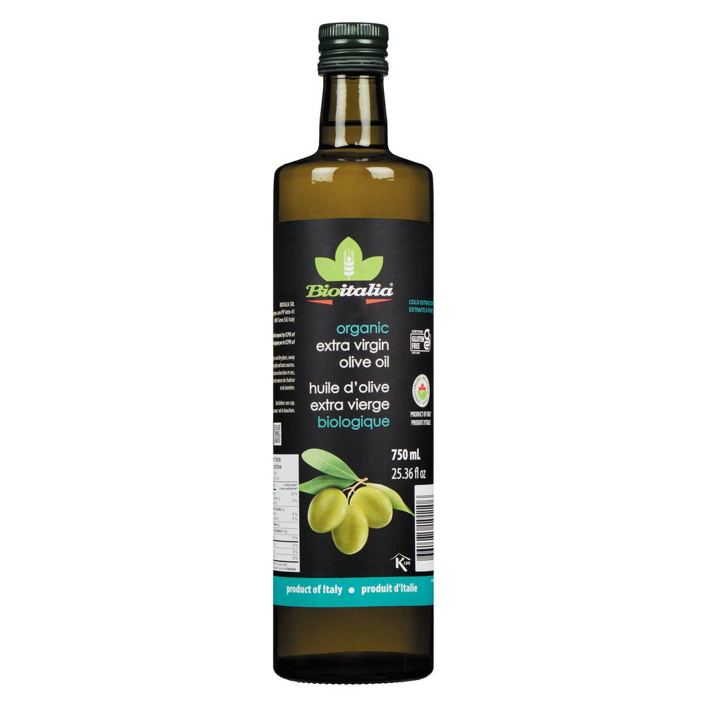 BIOITALIA EXTRA VIRGIN OLIVE OIL, 6 X 750 ML