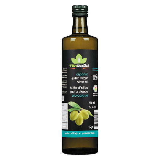 BIOITALIA EXTRA VIRGIN OLIVE OIL, 6 X 750 ML