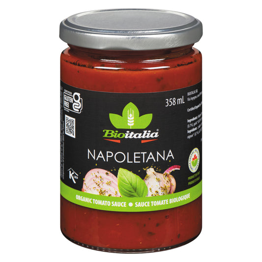 BIOITALIA NAPOLETANA SAUCE, 12 X 358 ML