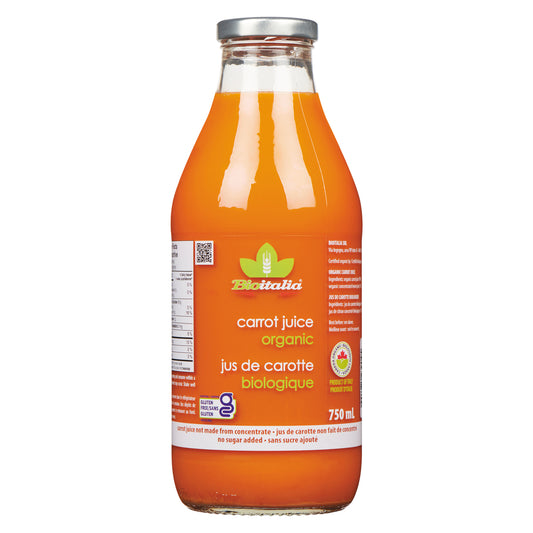 BIOITALIA CARROT JUICE, 6 X 750 ML