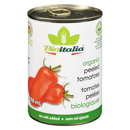 BIOITALIA WHOLE TOMATOES, 12 X 398 ML