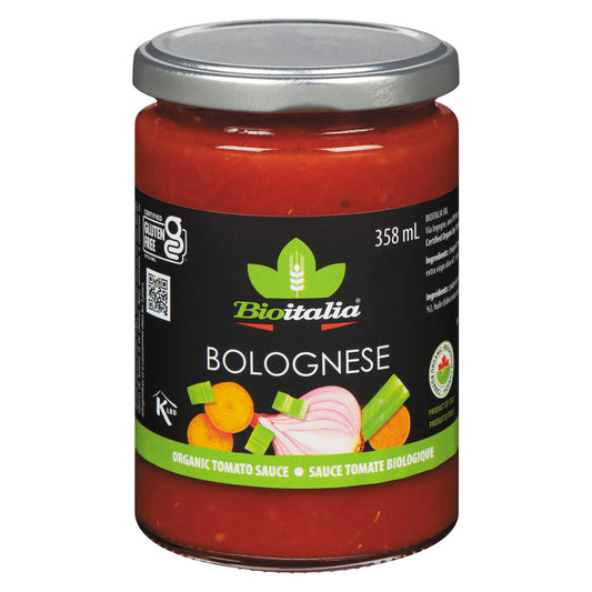 BIOITALIA BOLOGNESE SAUCE, 12 X 358 ML
