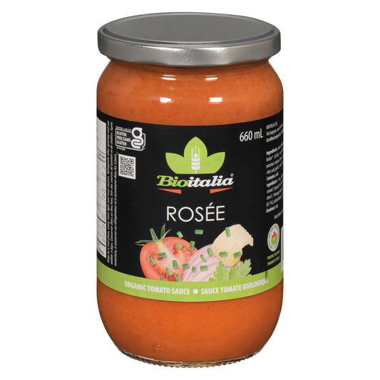 BIOITALIA ROSÉE SAUCE, 8 X 660 ML