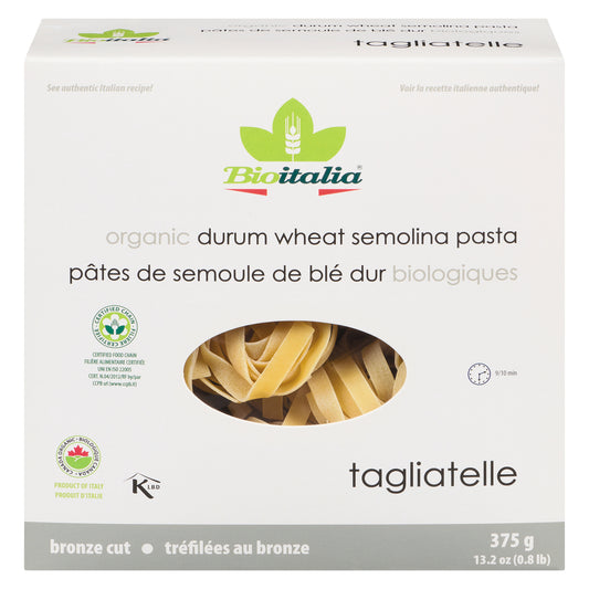 BIOITALIA TAGLIATELLE PASTA, 12 X 375 G
